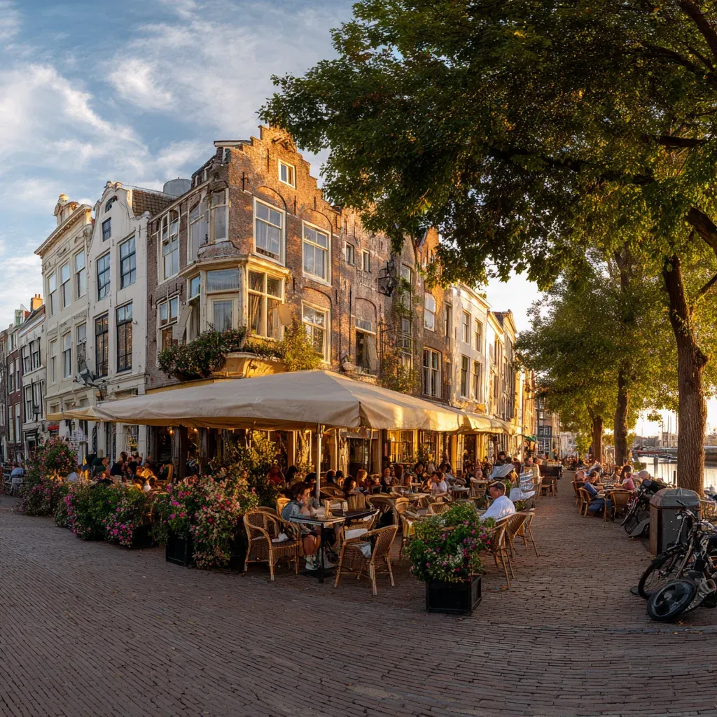 European café scene